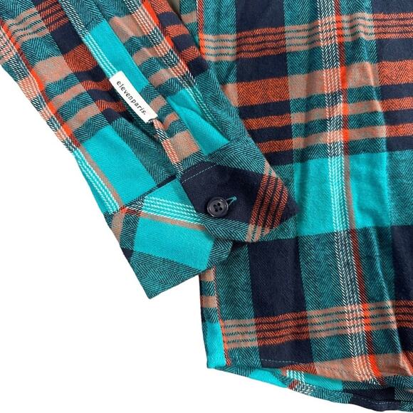 Eleven Paris Men's Hooded Plaid Shirt Jacket Size S - Picture 7 of 8